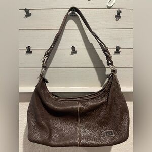 Brown Leather Shoulder Bag